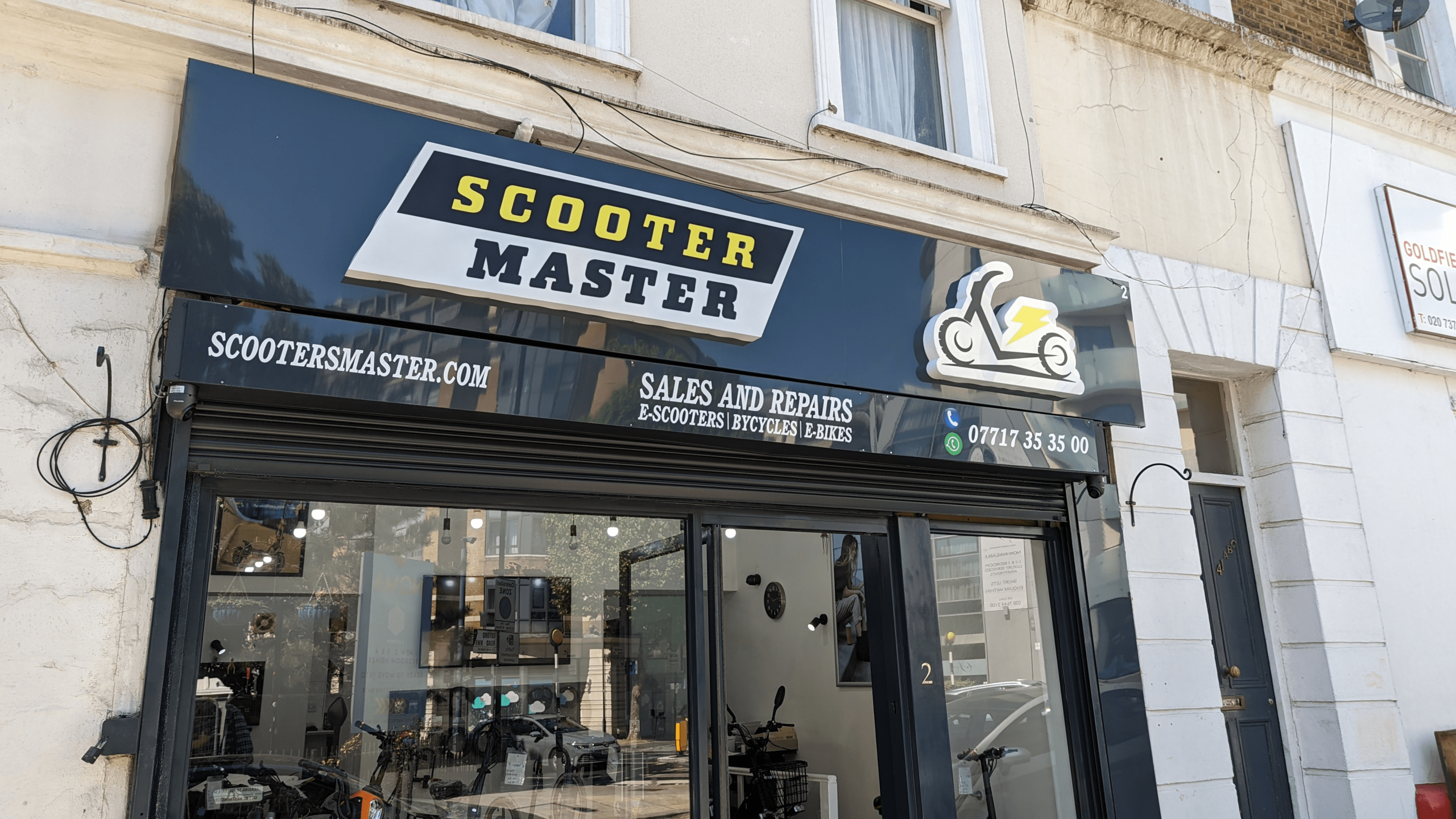 Electric Scooter Shop Front