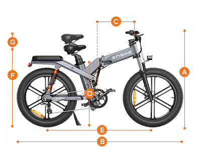 Engwe X26 Product dimensions image